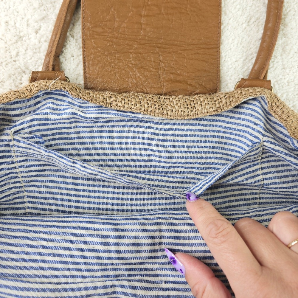 Durango Water Bag Tote Bag Western Aztec Print‎ Purse Shoulder Bag Vintage Lined - Picture 13 of 14